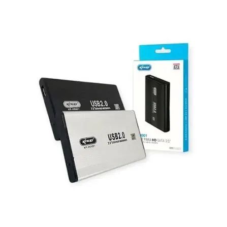 Case Gaveta Para HD e SSD Sata 2.5", USB 2.0, Slim - Knup
