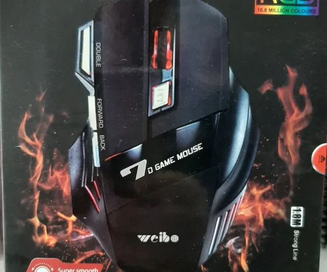 Mouse Gamer X7 (( 3200 Dpi )) Optico ! Ergonômico  Usb 2.0  