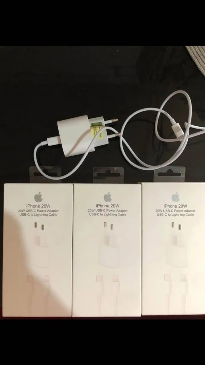 Carregador IPhone COMPLETO COM ENTREGA GRÁTIS (Apple iPhone) - Foto 3