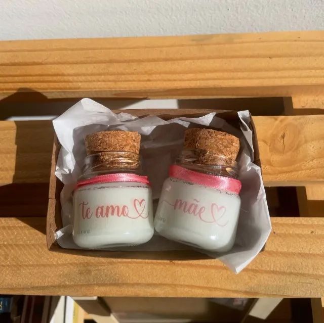 Kit Velas Aromáticas Perfumadas Artesanais Decorativas 40g