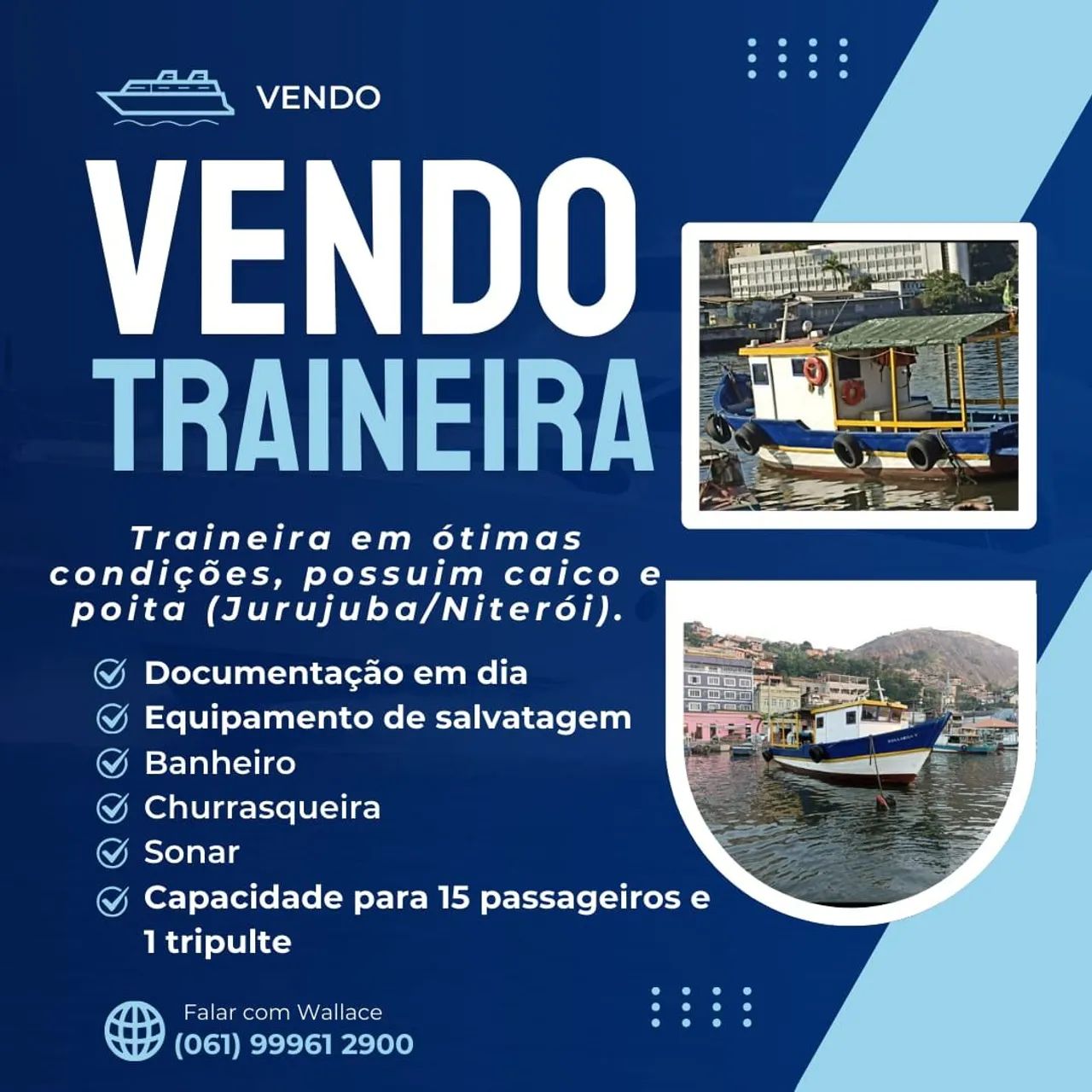 Traineira 11 metros - Foto 2