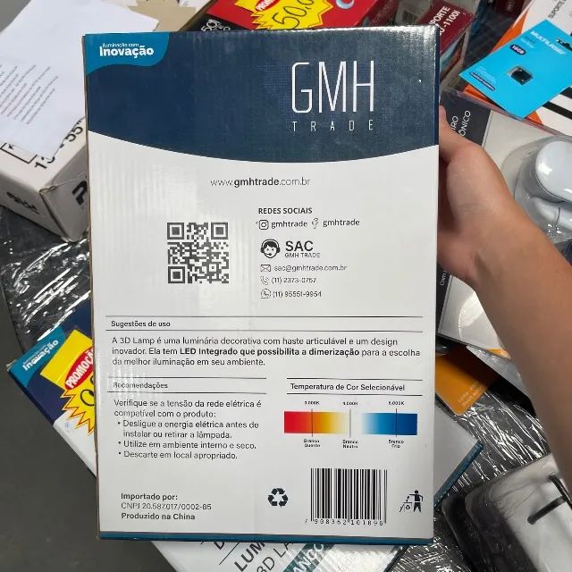 Luminária de Mesa GMH 3D Lamp - Foto 2