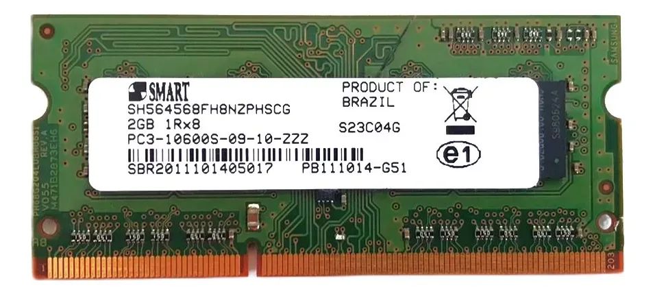 Memórias Notebook DDR3 (2GB/1GB) - Foto 3