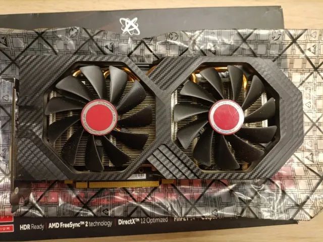 Placa de vídeo RX 580 8gb XFX XXX GTS Edition Impecável Zerado Na Caixa Completo