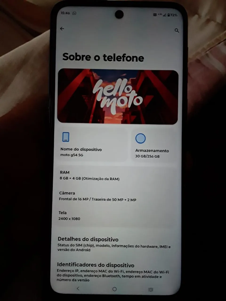 Vendo Um Moto G54