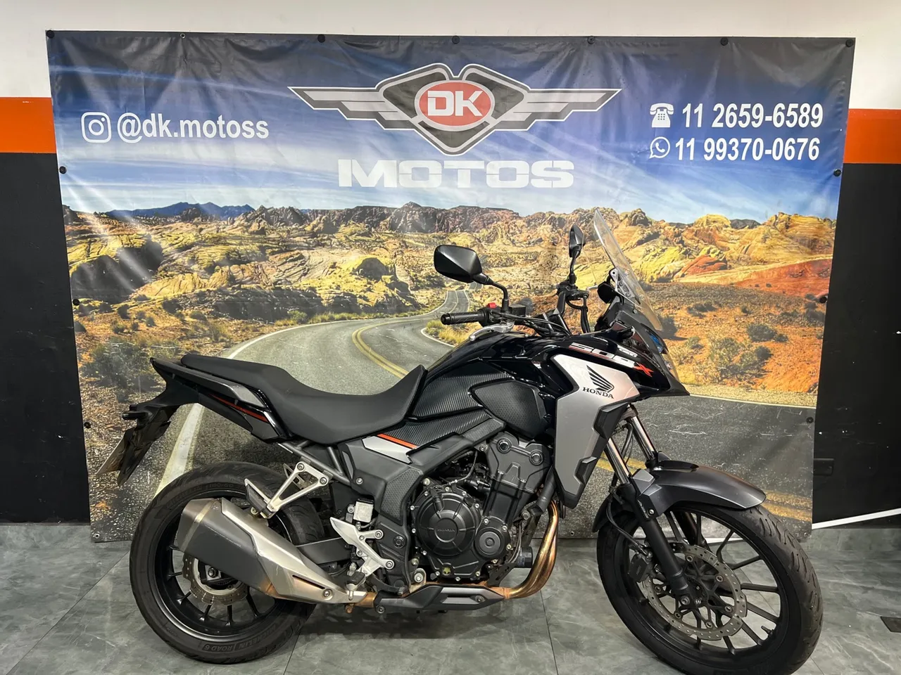 HONDA CB 500 X 2021 PRETA