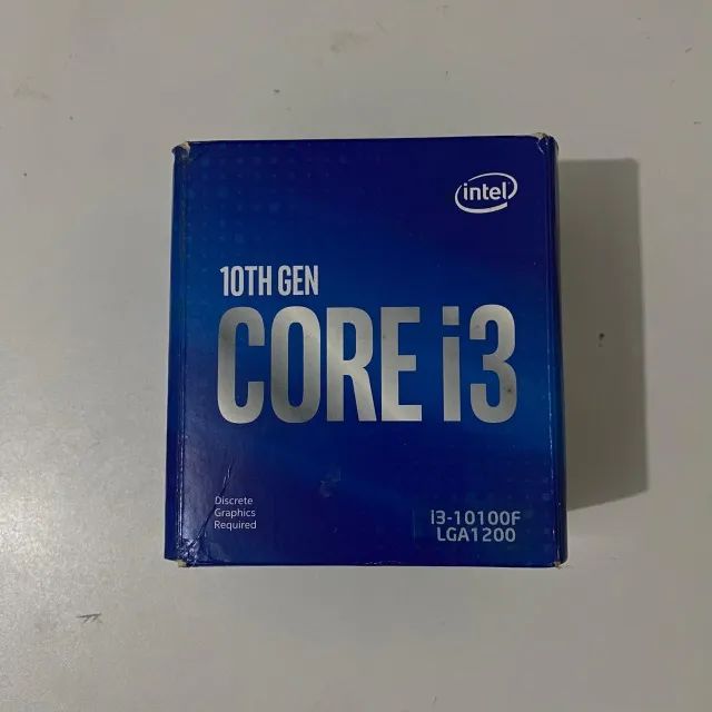 Processador Intel i3 10100F, 4.30GHz, 10ªG, 4-Cores 8-Threads