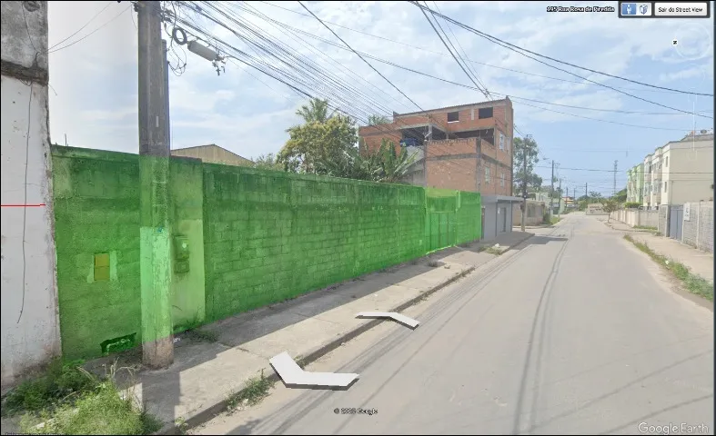 Dois lotes 576 m², remembrados, proximo a Rodovia do Sol