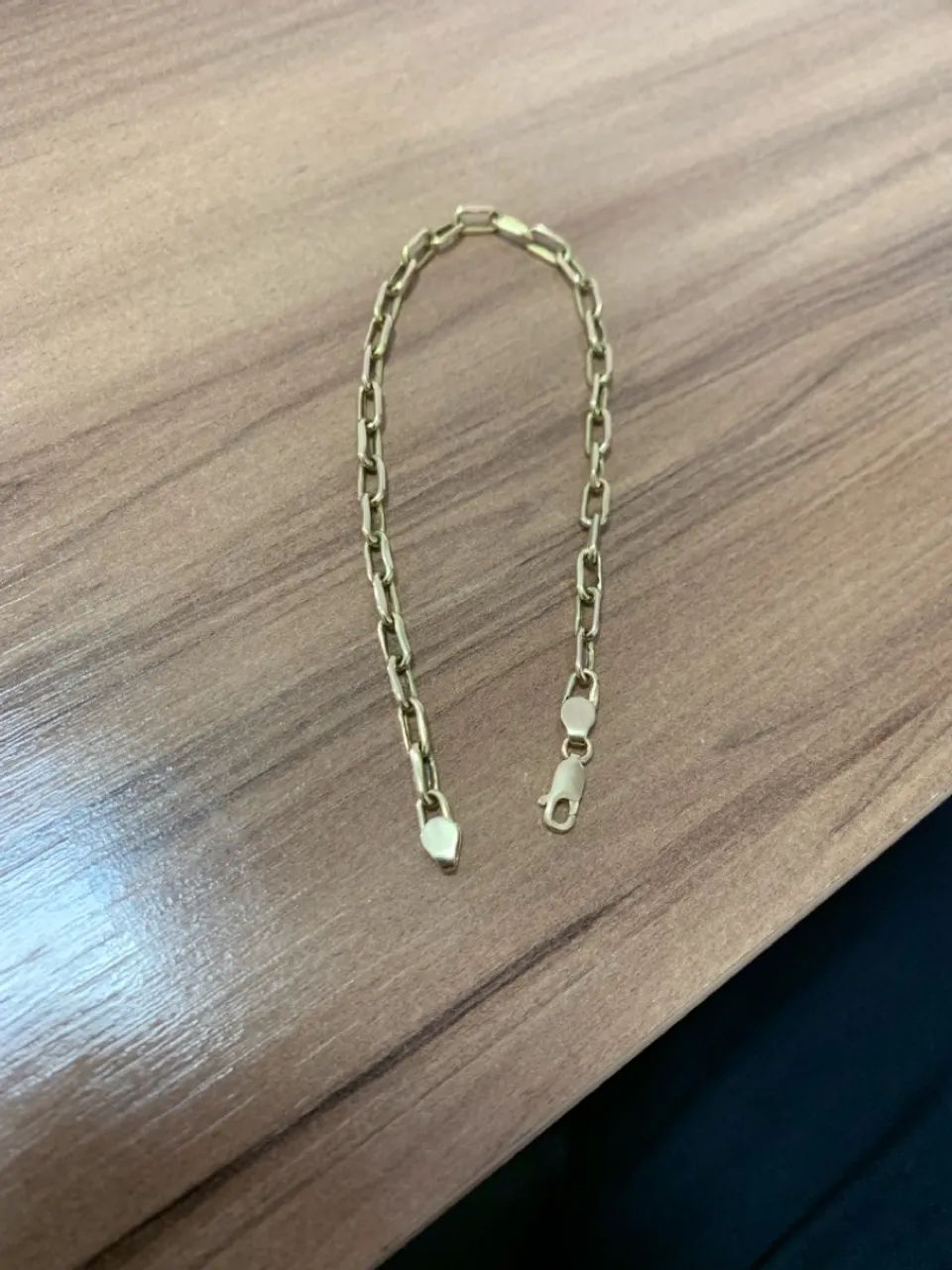 Pulseira cadeado ouro 18k - Foto 3