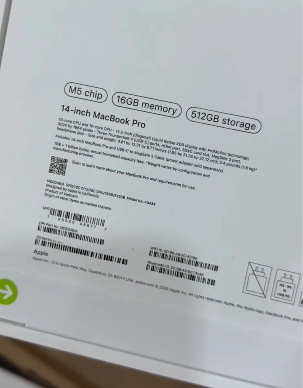 MacBook Pro M5 14.2 2025 16GB/ 1TB - Foto 2