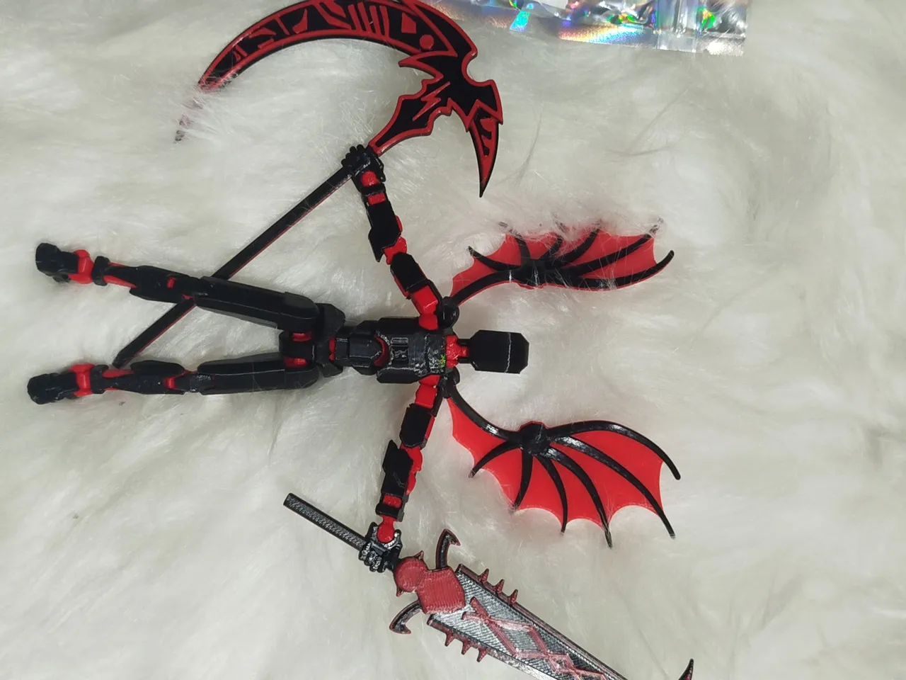 Boneco Articulado, Dummy, Brinquedo Articulado Action Robô Titan