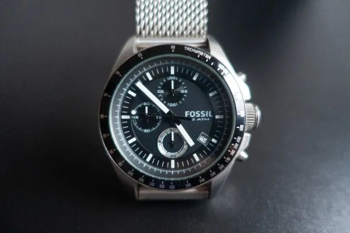 Relógio Fossil Decker Chronograph Mesh CH2602 na caixa original