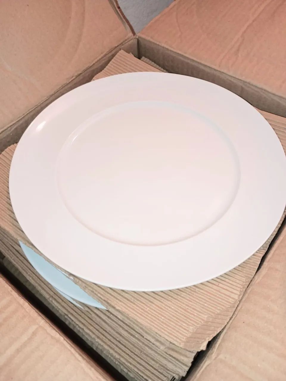 Prato Raso Gemer branco 22 cm e 24 cm  - Foto 4