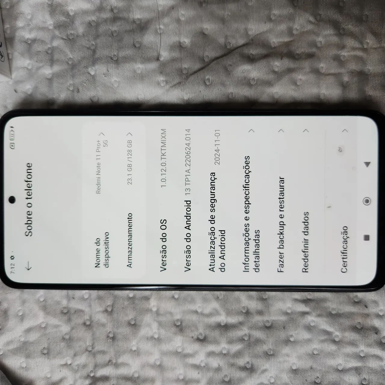 Redmi Note 11 Pro+ 5G Forest Green 6GB RAM 128GB ROM - Foto 5