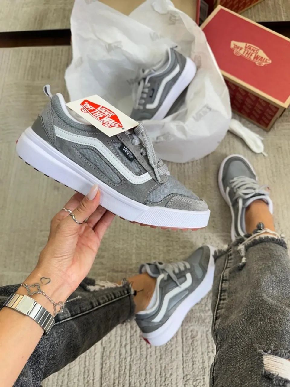 Tênis Vans Ultrarange 3D Cinza Unissex - Foto 2