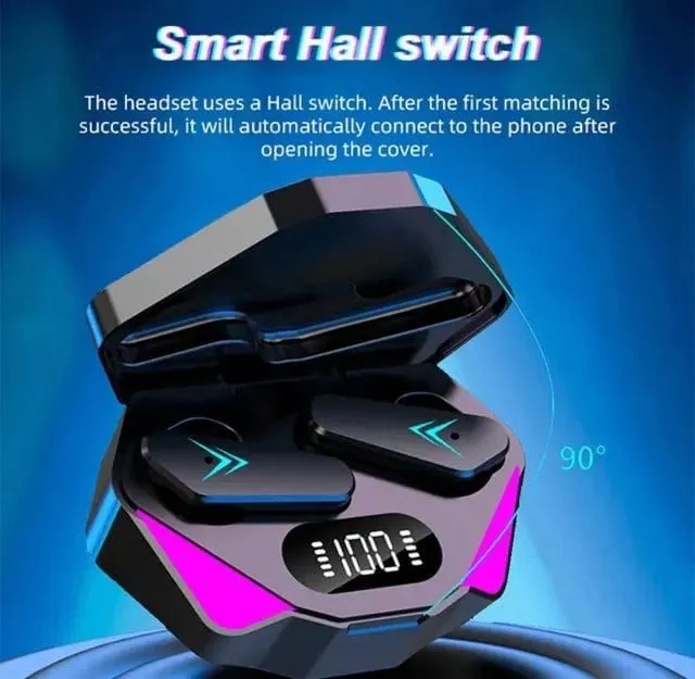 Fone de ouvido TWS Smart Hall Switch - Conexão Automática