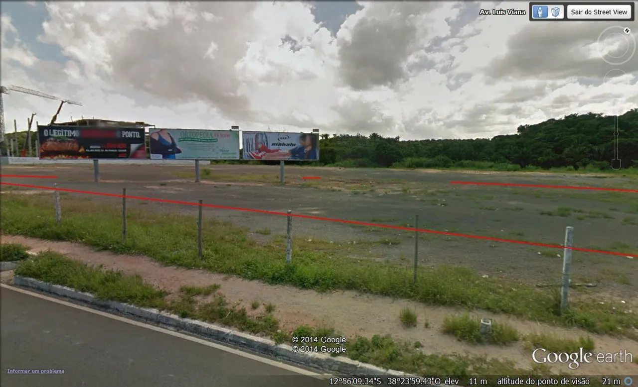 TERRENO AVENIDA PARALELA (LUÍS VIANA), COM 12.000 M²
