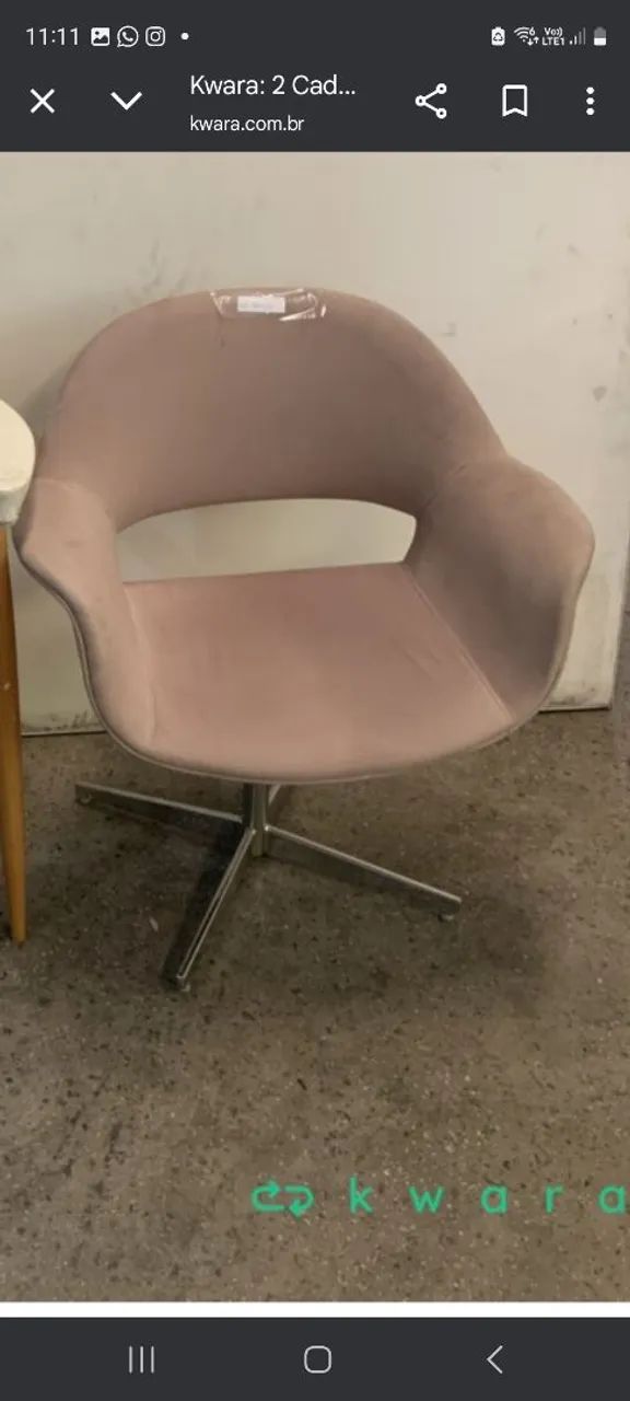 Poltrona Giratória  - Tok Stok  Conforto e Design - Foto 2