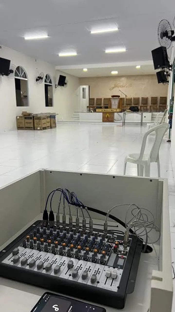 Serviço de instalação de som para igrejas, lojas, academias e etc. - Foto 4