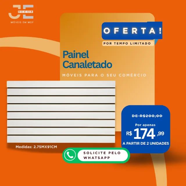 PAINEL CANALETADO PARA SEU COMÉRCIO - Foto 3