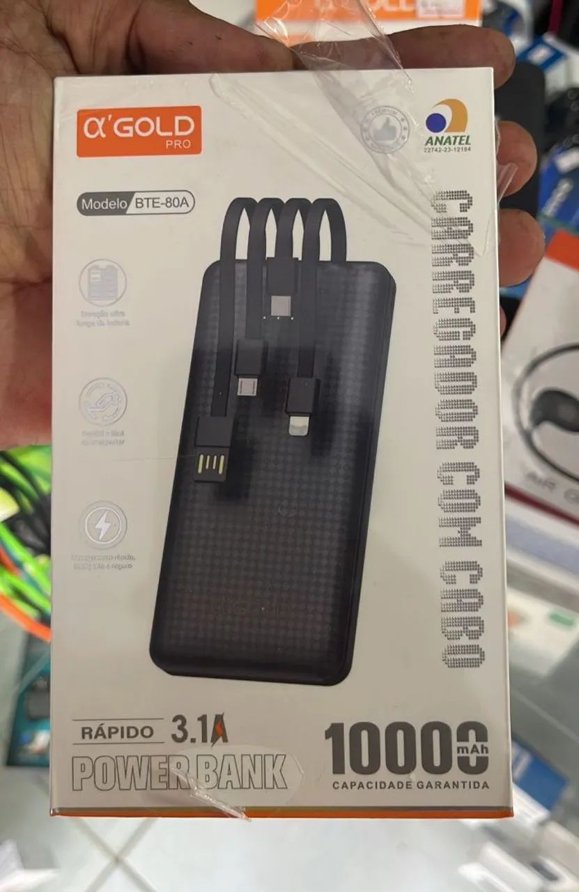 Carregador portátil 10.000 mah good - Foto 3