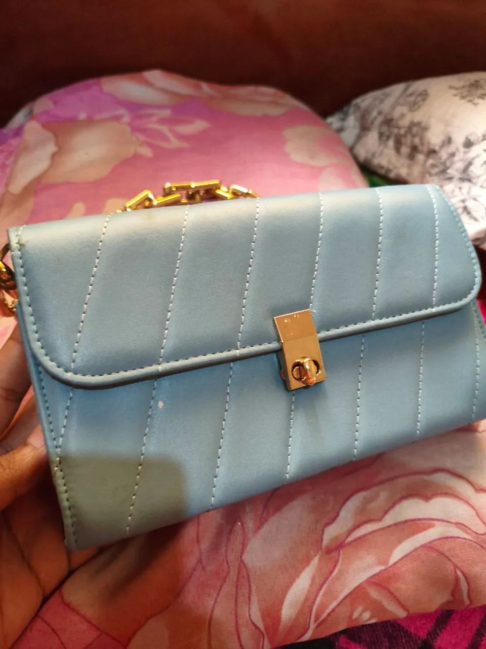 Bolsa pequena azul COM DEFEITO  - Foto 2