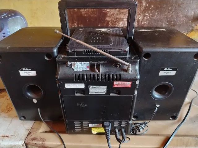 Mini System Philco - MSP211N (NO ESTADO- LEIA O ANUNCIO) - Foto 4