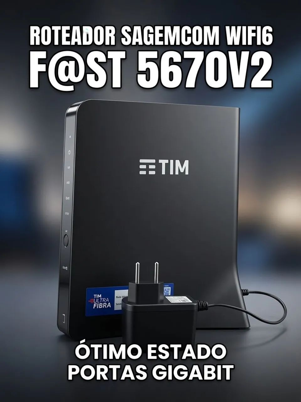 ROTEADOR WIFI6 F@ST 5670V2 SAGEMCOM - Foto 2