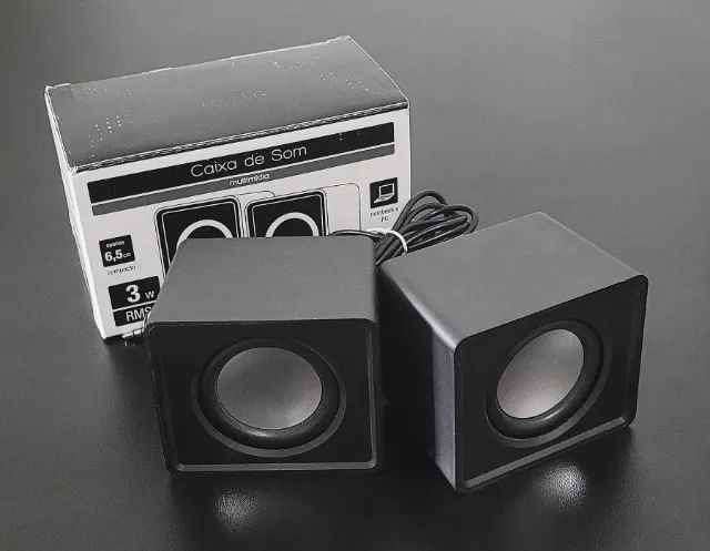 Caixinha de Som USB Multilaser SP151 (Computador ou Notebook)