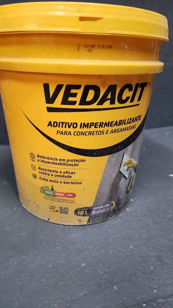 Aditivo para concreto e argamassa 