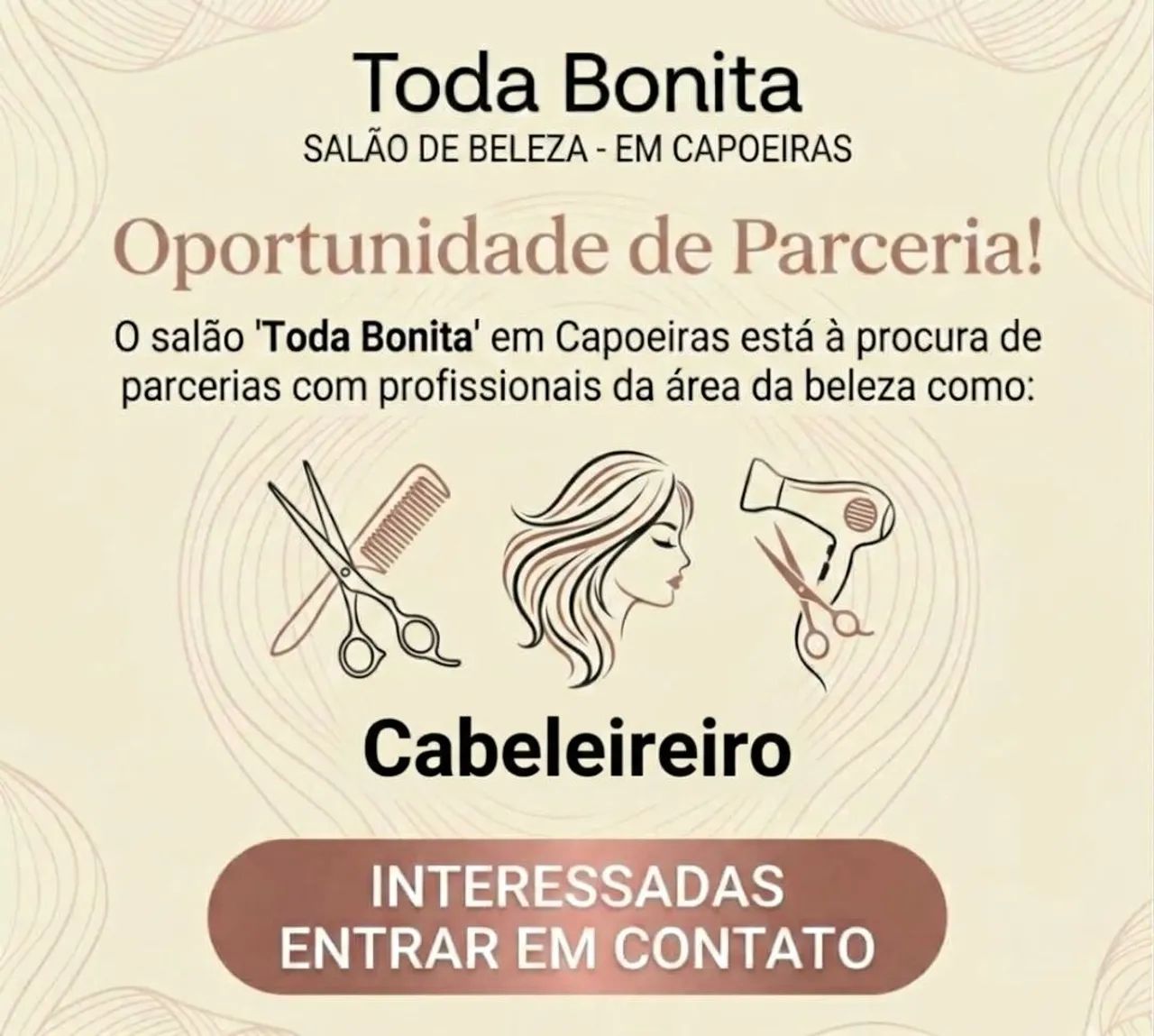 Vaga para cabeleireira (O)