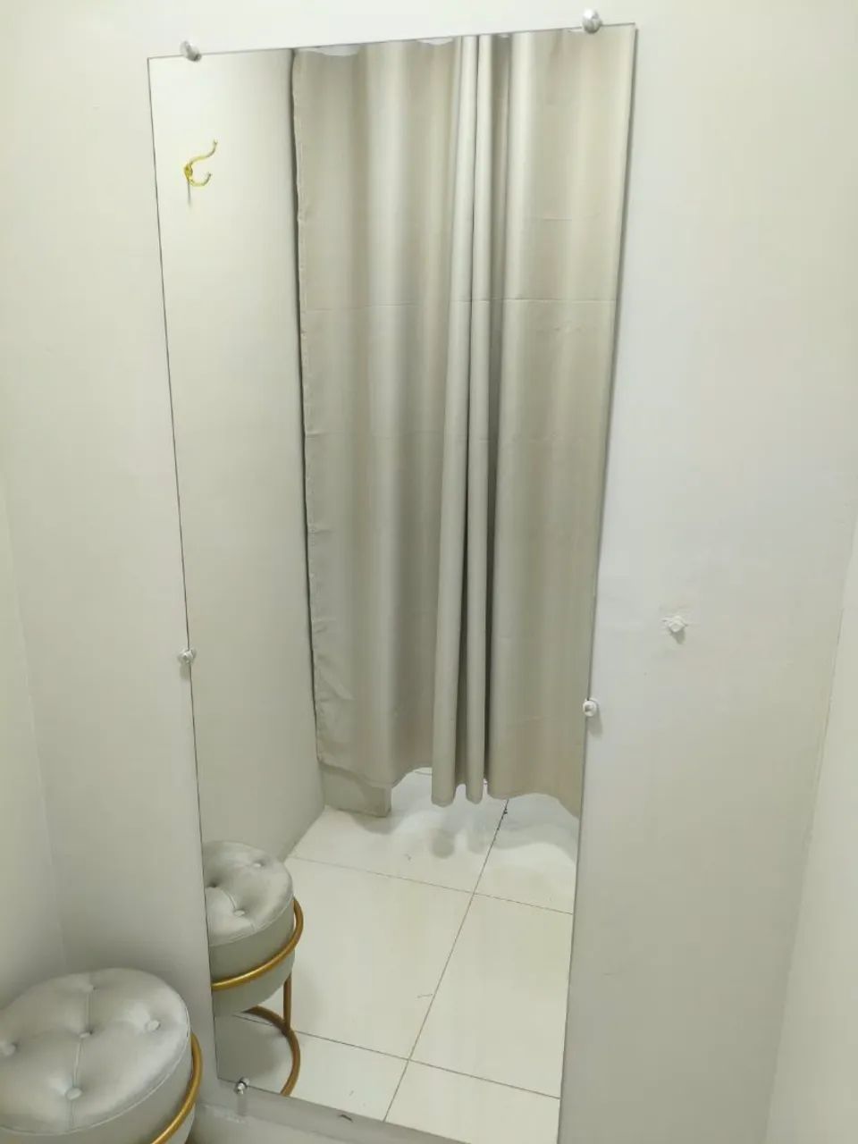 Espelho de provador de loja 