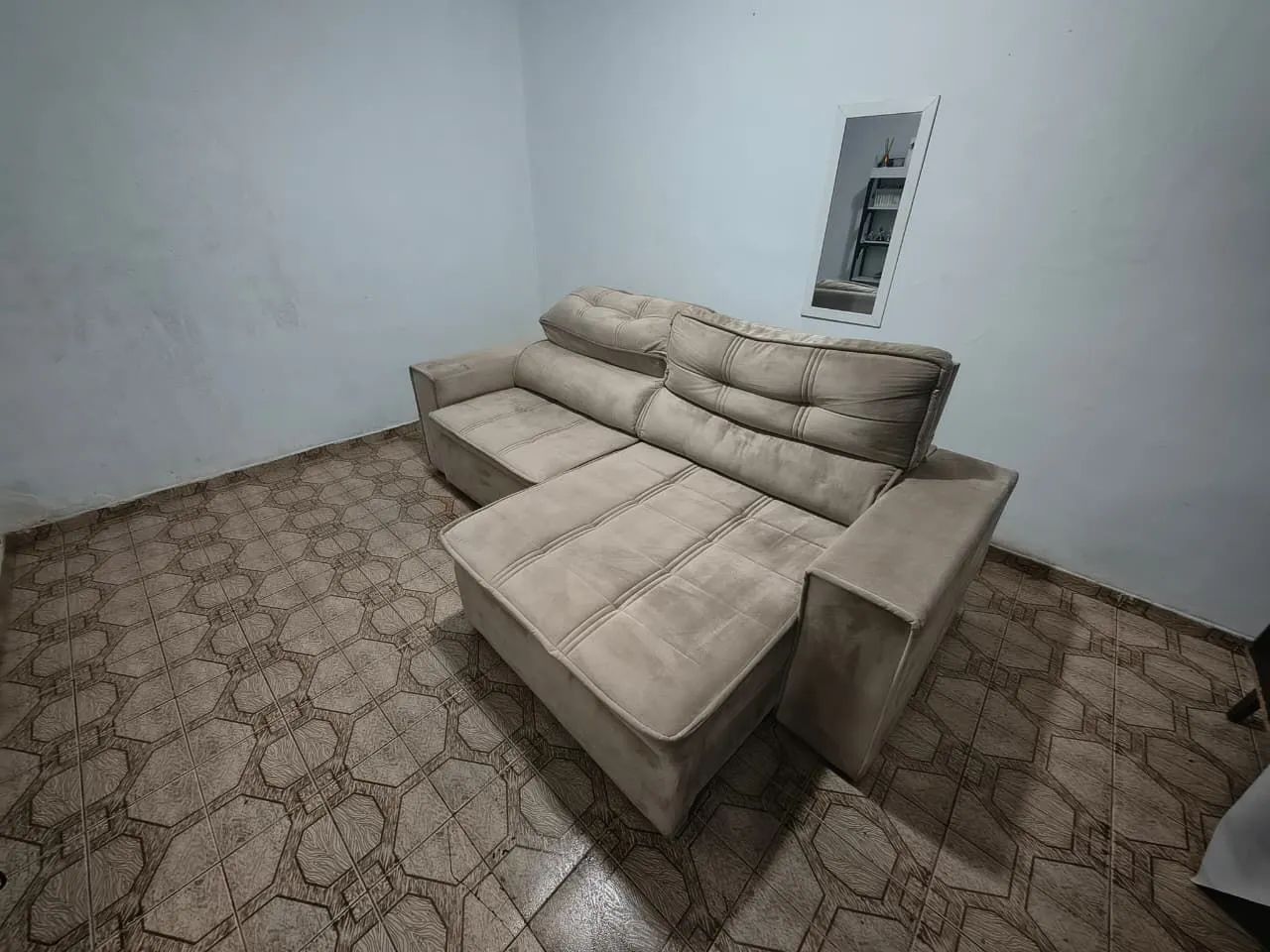 Sofá 5 lugares retrátil e reclinavel