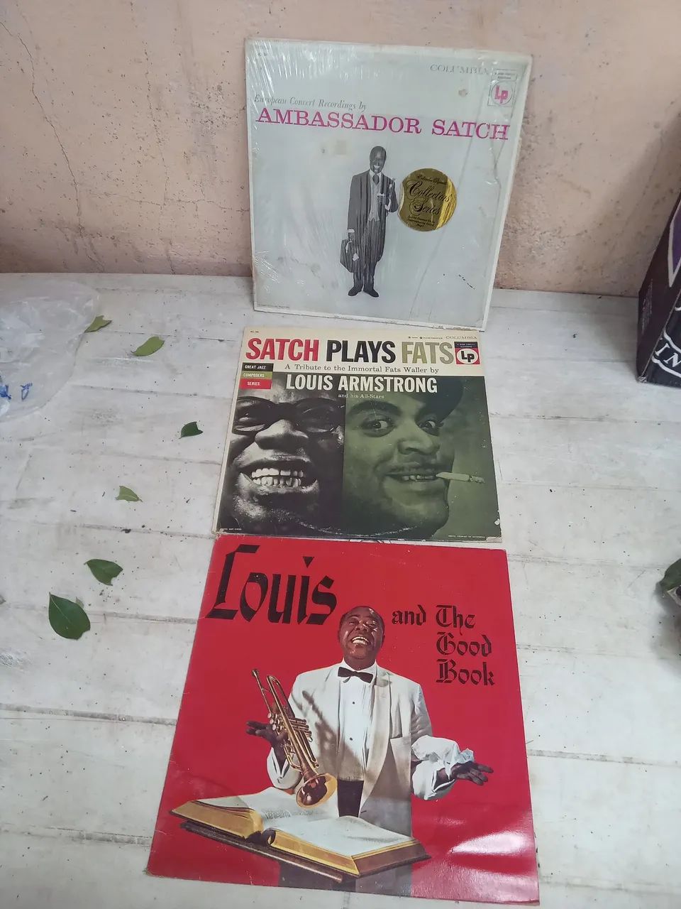 3 LPs discos vinil importados Jazz Louis Armstrong Satch