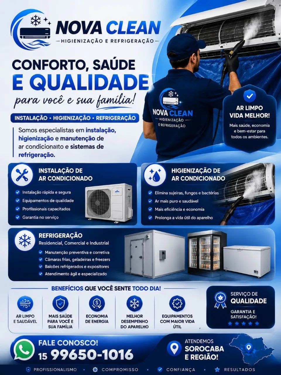 Nova clean Refrigeração e higienização  - Foto 3