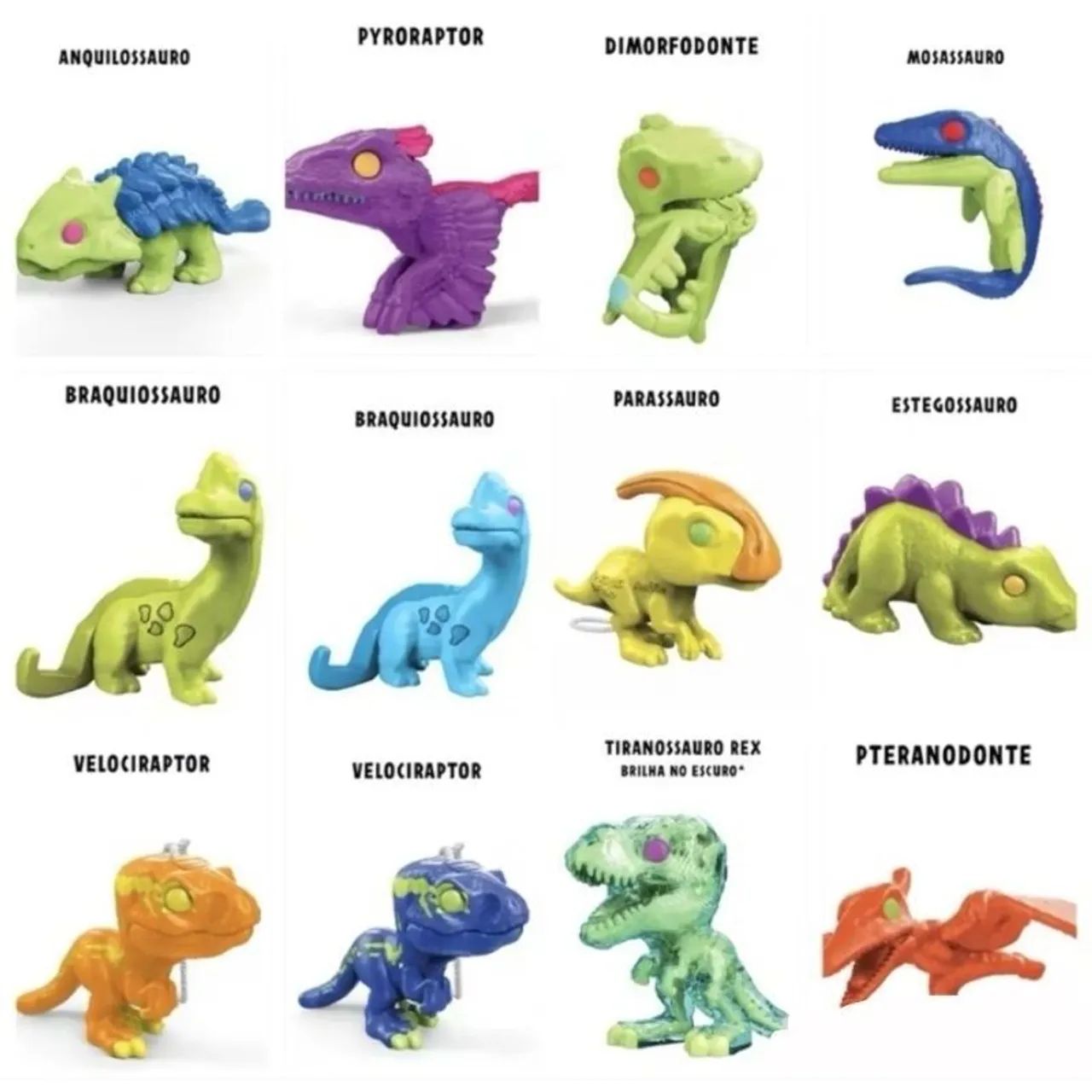 Dinossauros Kinder Joy colecionável