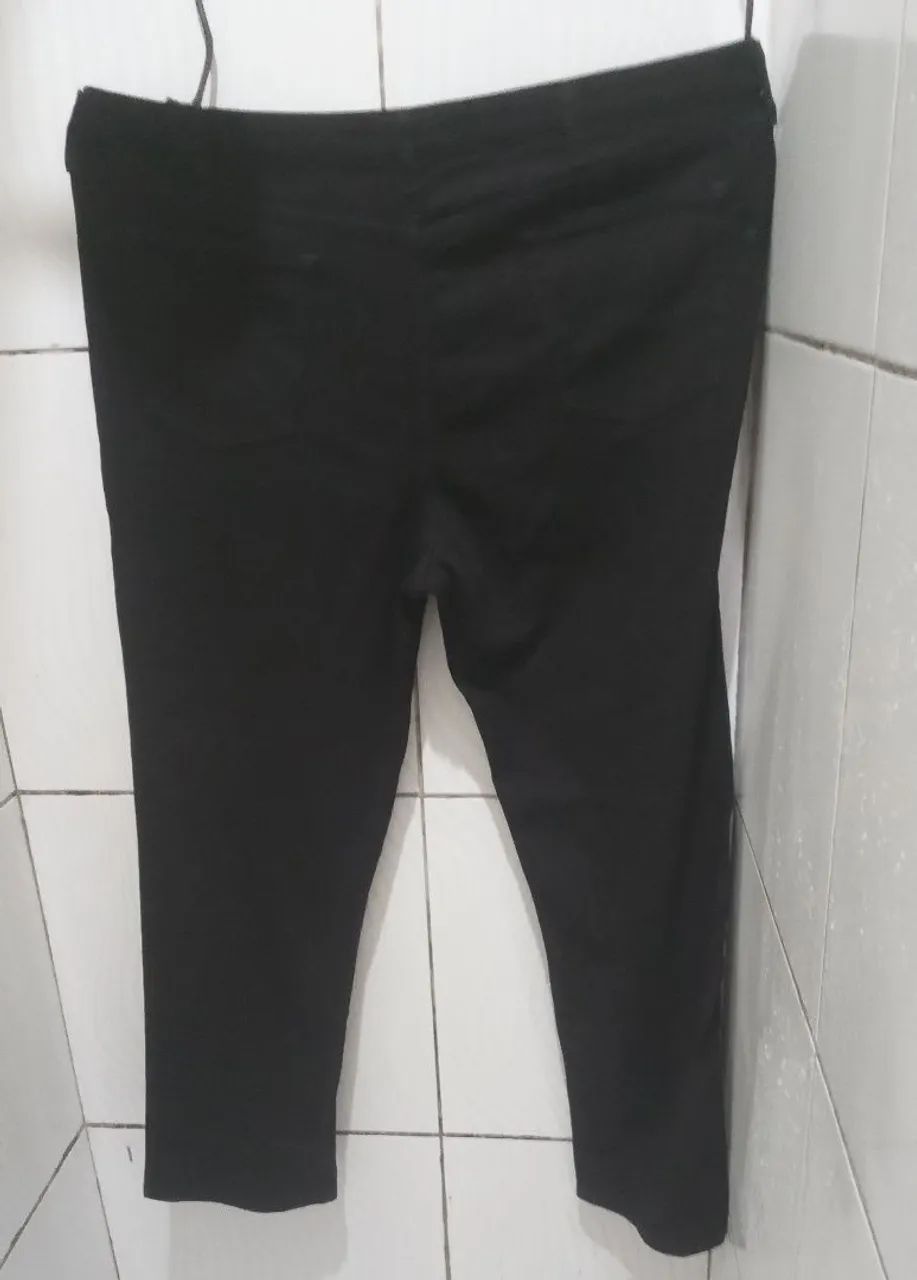 Calça Preta Sarja Lee Premium Select Masculino N;54 - Foto 2