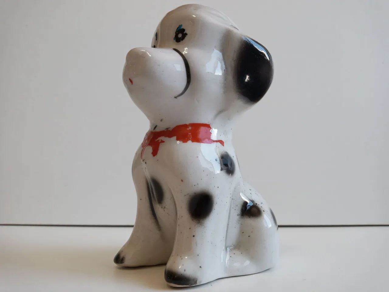 Bibelô Anos 80 Escultura antiga cachorro  rica em detalhes de coleção linda. - Foto 5