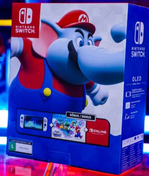 Nintendo switch Oled 64gb Branco  - Foto 3