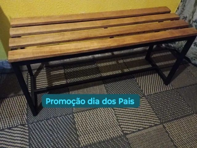 Banco de ferro 100cm / Novo 