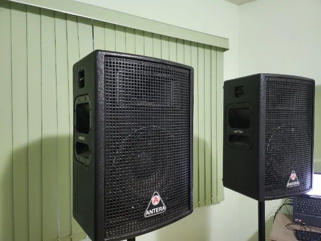 02 Caixas de Som Antera TS 400, com pedestal, e 20 mt cabo - Foto 3