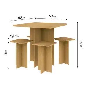 Mesa Dakar com 4 banquetas. - Foto 3