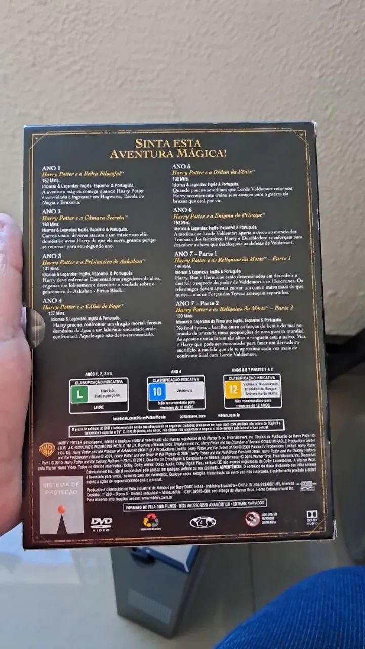 BOX DVDs Harry Potter - Foto 2