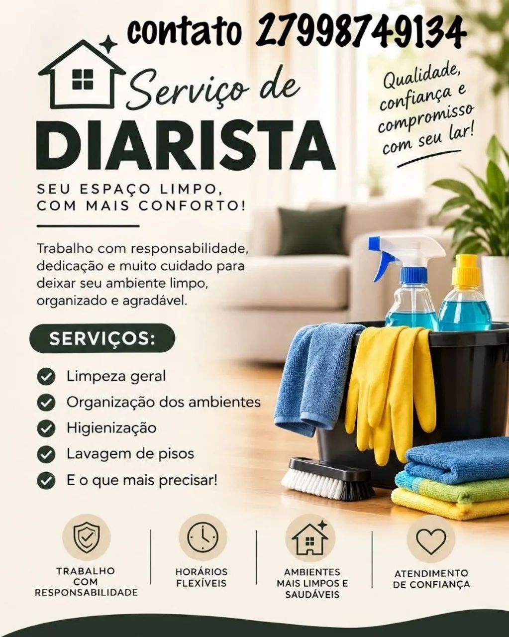Faxina/diarista 