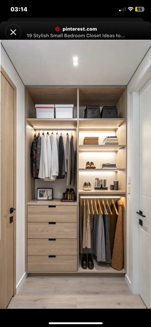 Organizo seu closet 