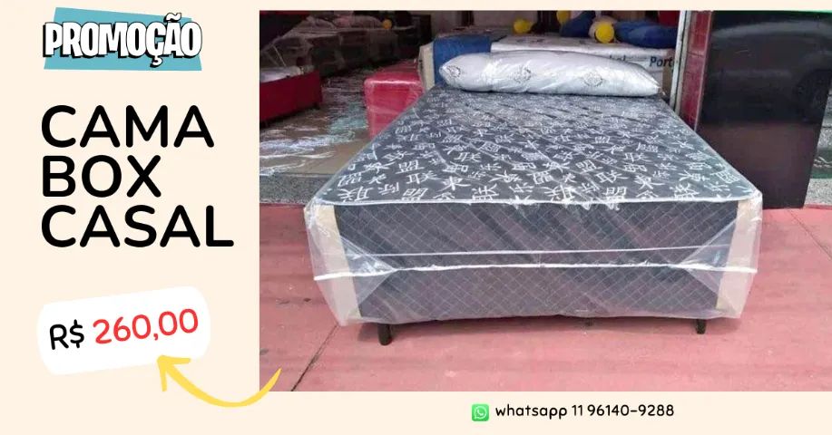 cama box casal