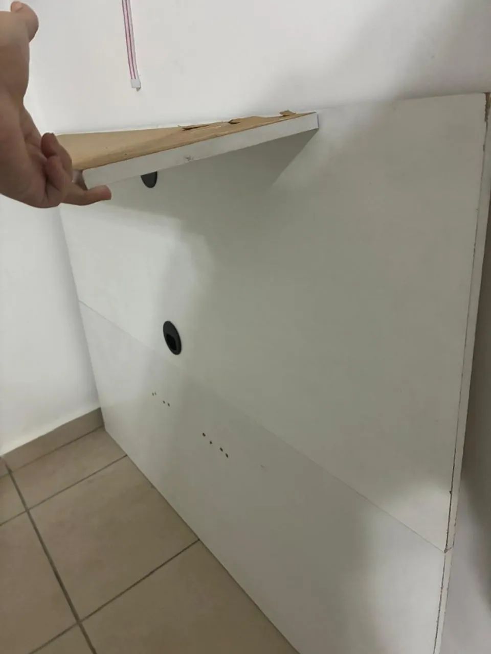 Painel de TV branco