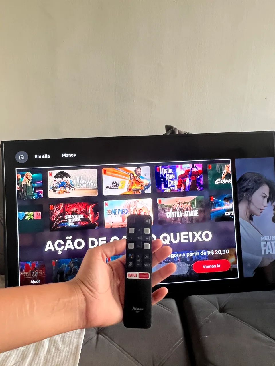 Vendo tv smart 50 polegadas 4k tcl - Foto 4