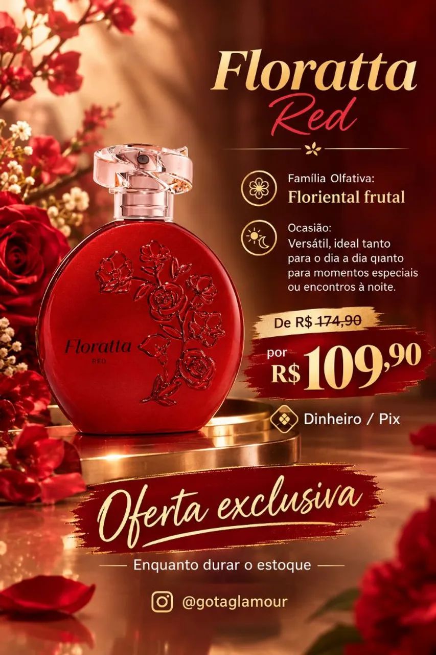 Floratta Red O Boticário 