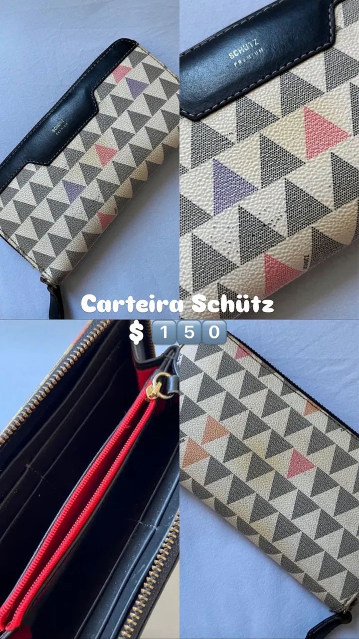 Bolsa e Carteira Schutz Triangle Branca - Foto 2